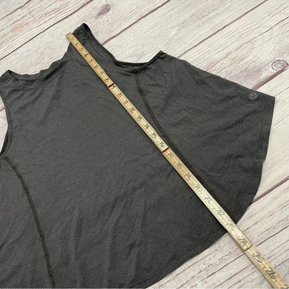 Lululemon x SoulCycle To The Beat Tank Heathered Black Size 8 See Measurements - Picture 5 of 9